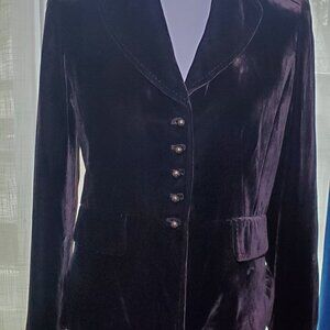 Ann Taylor Velvet Jacket (Blazer)